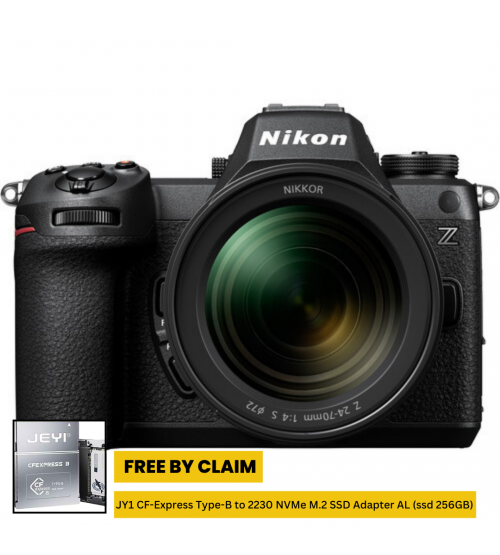 Nikon Z6 III Mirrorless Camera with 24-70mm f/4 S Lens